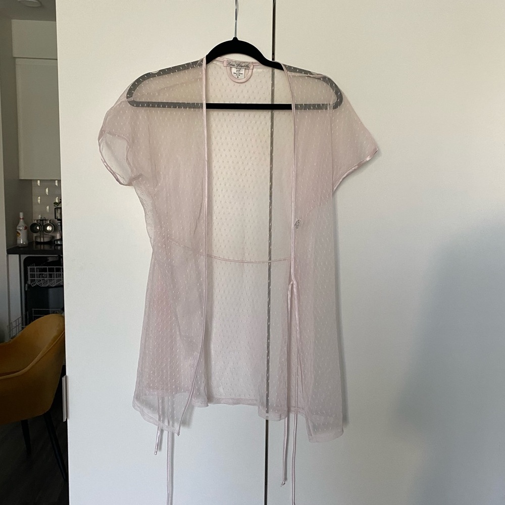 Linea Donatella Light Pink Sheer Cover-Up